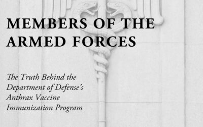 Chapter 5 – The FDA, DHHS, & Vaccines: Anthrax Slides By